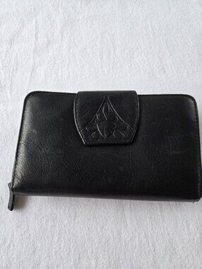 Rolfs Black Genuine Leather Wallet